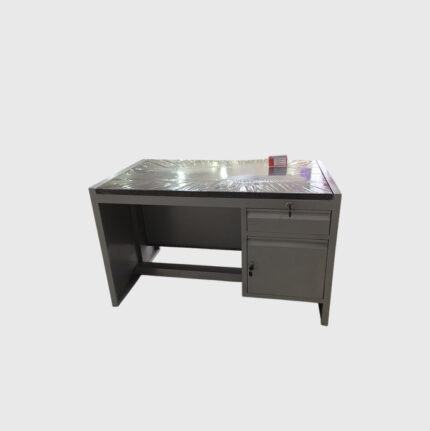 45"x24" Steel Office Table 1 Drawer 1 Locker